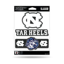 North Carolina University - Carbon Fiber Design - Triple Spirit Stickers