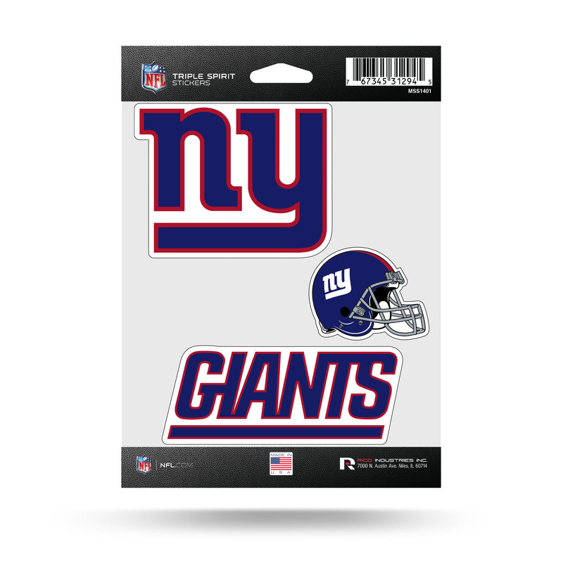 Giants - NY Triple Spirit Stickers