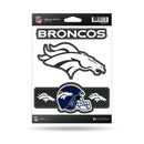 Broncos - Carbon Fiber Design - Triple Spirit Stickers