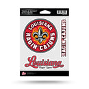 Louisiana-Lafayette Ragin Cajuns Triple Spirit Stickers