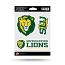 Southeastern Louisiana Lions Triple Spirit Stickers