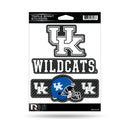 Kentucky University - Carbon Fiber Design - Triple Spirit Stickers