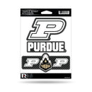 Purdue - Carbon Fiber Design - Triple Spirit Stickers