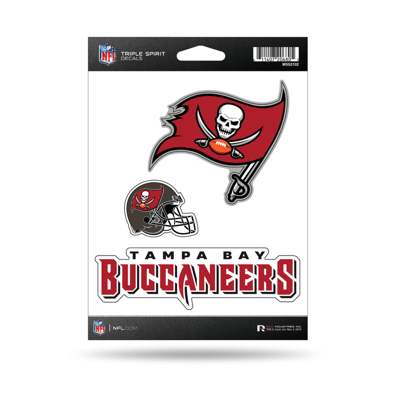 TB Buccaneers Triple Spirit Stickers