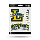 La Salle Explorers Triple Spirit Stickers