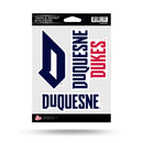 Duquesne Dukes Triple Spirit Stickers