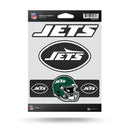New York Jets Carbon Fiber Design Triple Spirit Stickers