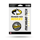 Michigan Tech Huskies Triple Spirit Stickers