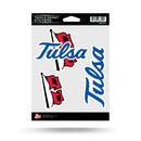 Tulsa Golden Hurricane Triple Spirit Stickers