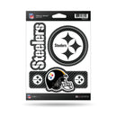 Steelers - Carbon Fiber Design - Triple Spirit Stickers