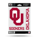 Oklahoma University Triple Spirit Stickers