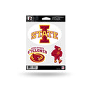 Iowa State University Triple Spirit Stickers