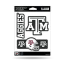 Texas A&M - Carbon Fiber Design - Triple Spirit Stickers