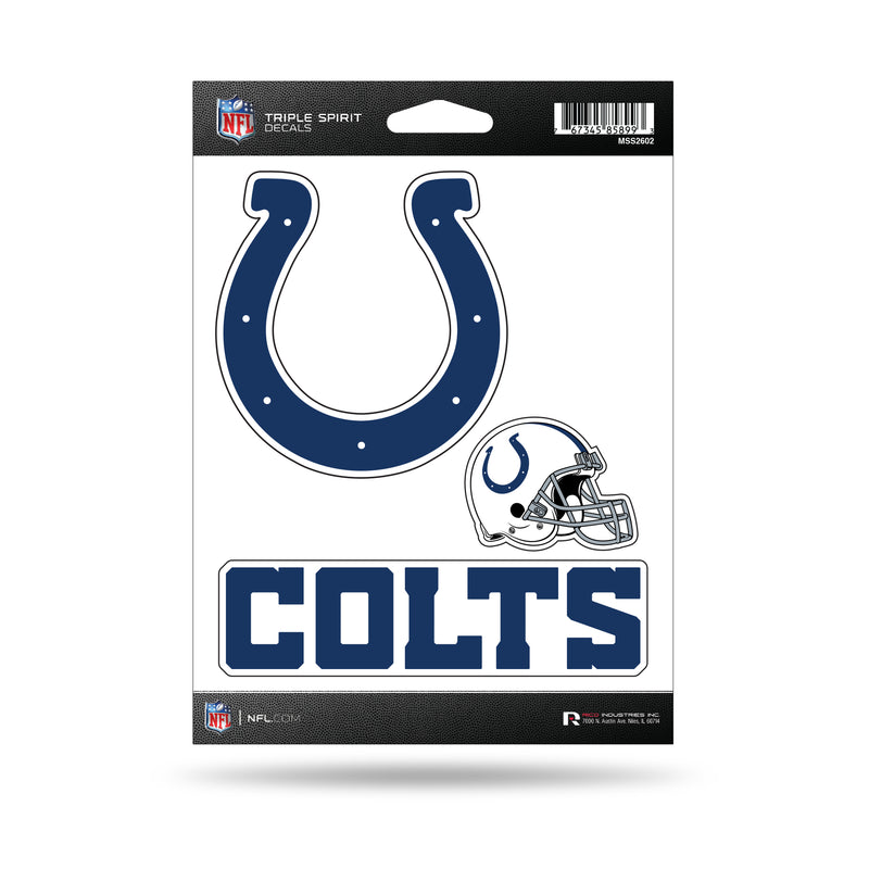 Colts Triple Spirit Stickers