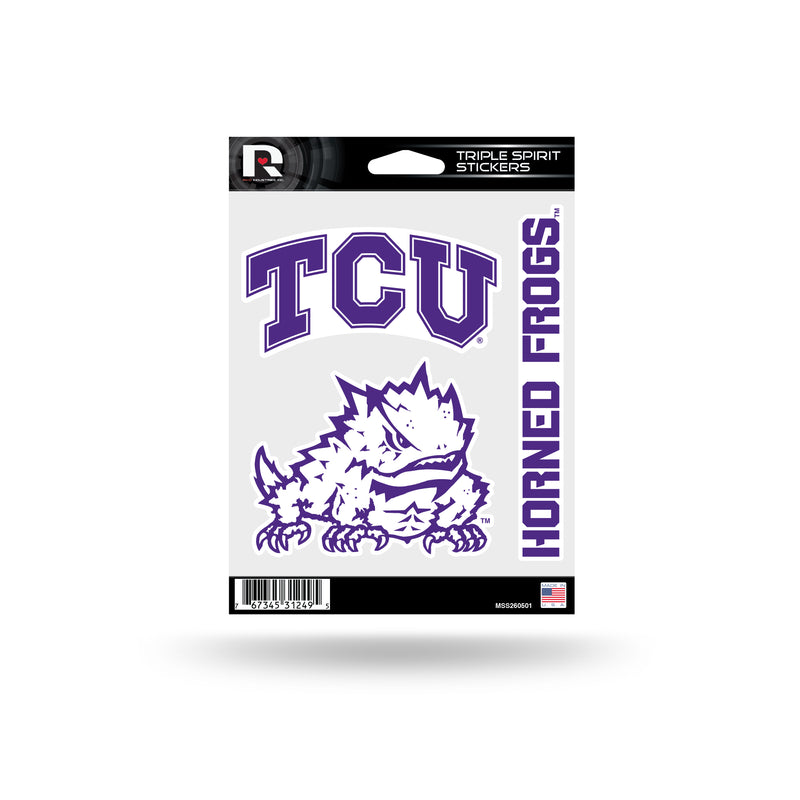 Tcu Triple Spirit Stickers