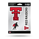 Texas Tech Red Raiders Triple Spirit Stickers
