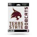 Texas State Triple Spirit Stickers