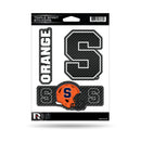 Syracuse University - Carbon Fiber Design - Triple Spirit Stickers