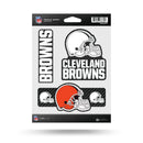 Cleveland Browns Carbon Fiber Design Triple Spirit Stickers