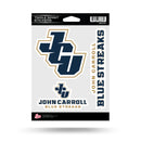 John Carroll Blue Streaks Triple Spirit Stickers