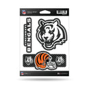 Bengals - Carbon Fiber Design - Triple Spirit Stickers