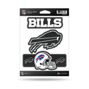 Bills - Carbon Fiber Design - Triple Spirit Stickers