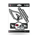 Cardinals - AZ - Carbon Fiber Design - Triple Spirit Stickers