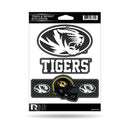 Missouri University - Carbon Fiber Design - Triple Spirit Stickers