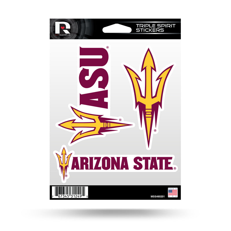 Arizona State Triple Spirit Stickers