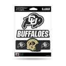 Colorado University - Carbon Fiber Design - Triple Spirit Stickers