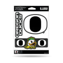 Oregon University - Carbon Fiber Design - Triple Spirit Stickers