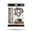 Penguins / Mossy Oak Camo Break-Up Triple Spirit Sticker