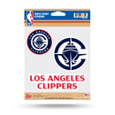 LA Clippers Triple Spirit Stickers