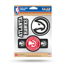 Atlanta Hawks Carbon Fiber Design Triple Spirit Stickers