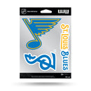 St. Louis Blues Triple Spirit Stickers