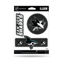 Sharks - Carbon Fiber Design - Triple Spirit Stickers