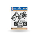 Phoenix Suns - Carbon Fiber Design - Triple Spirit Stickers
