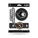 Senators - Carbon Fiber Design - Triple Spirit Stickers  
  
Highly Confidential 20/21 Season Only**