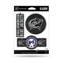 Blue Jackets - Carbon Fiber Design - Triple Spirit Stickers