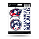 Blue Jackets Triple Spirit Stickers