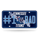 # 1 Dad Titans Metal Tag