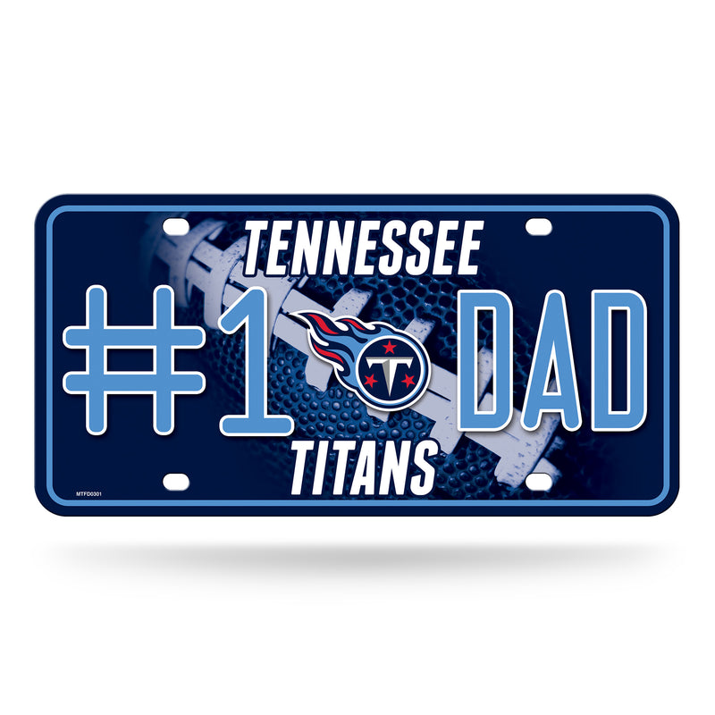 # 1 Dad Titans Metal Tag