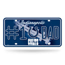 # 1 Dad Colts Metal Tag