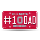 #1 Dad Ohio State Metal Tag