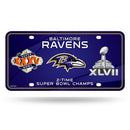 Ravens 2 Time Super Bowl Champ Metal Tag