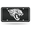 Jaguars - Carbon Fiber Design - Metal Auto Tag