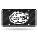 Florida University - Carbon Fiber Design - Metal Auto Tag