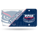 Florida Atlantic Metal Auto Tag