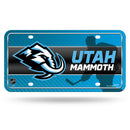 Utah Mammoth Metal Auto Tag