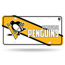 Pittsburgh Penguins Retro Yellow Custom Metal Tag
